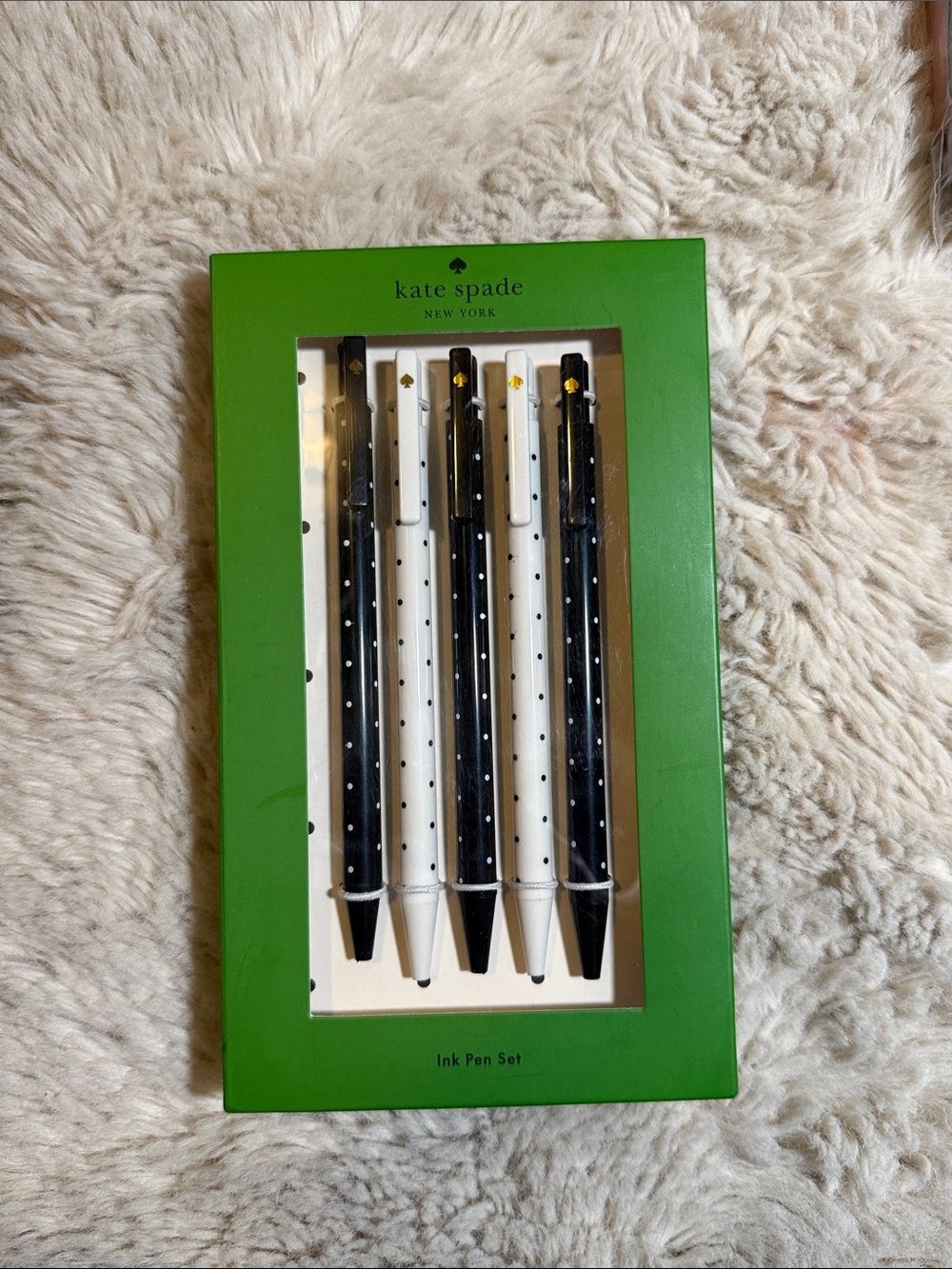 ✨Kate Spade Gestures Notepad with Black & White Polka Dot Pen Set Bundle✨ - Picture 4 of 8